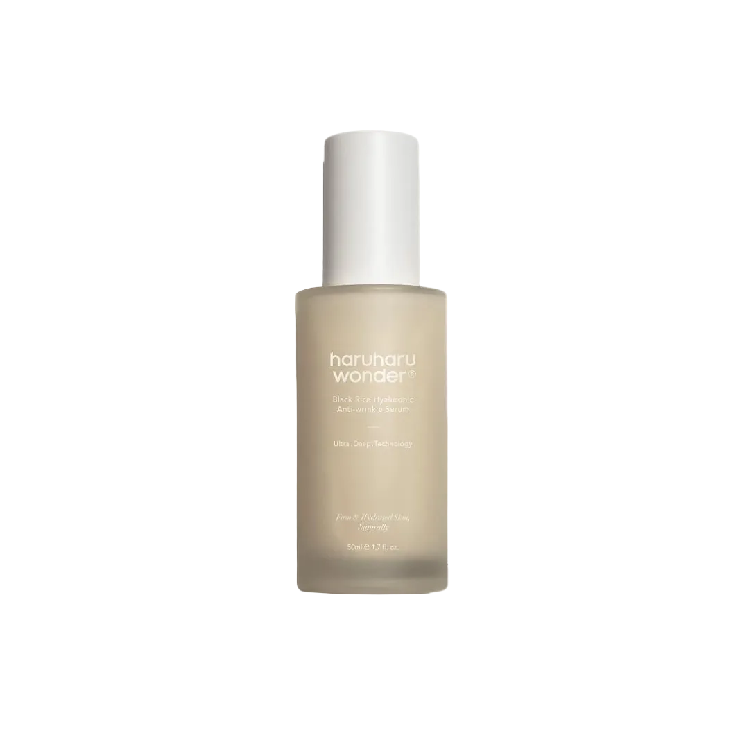 Hyaluron-Anti-Falten-Serum mit schwarzem Reis
