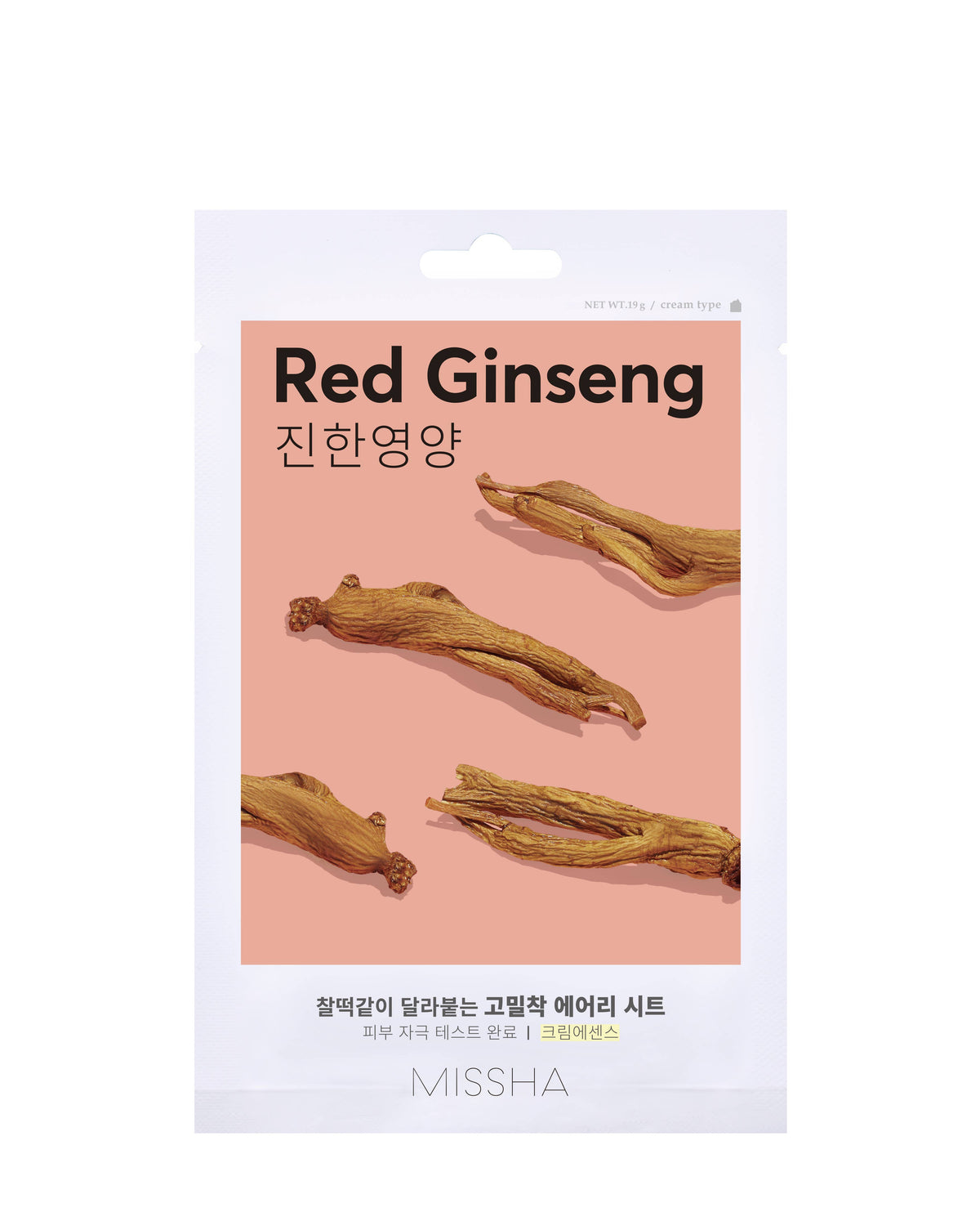 MISSHA AIRY FIT SHEET MASK [RED GINSENG]