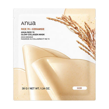 ANUA Rice 70 Glow Collagen Mask