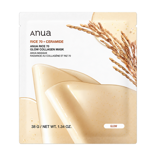 ANUA Rice 70 Glow Collagen Mask