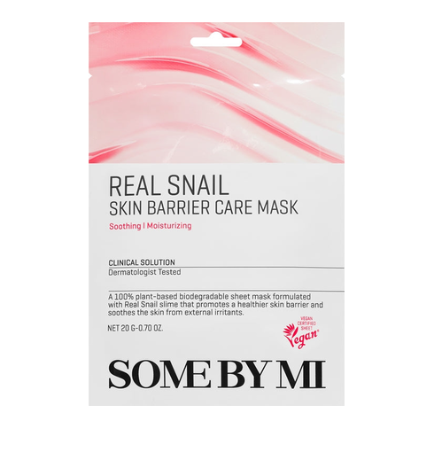 SOME BY MI Real Snail Skin Barrier Care Mask – front of sachet