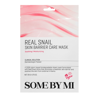 SOME BY MI Real Snail Skin Barrier Care Mask – front of sachet